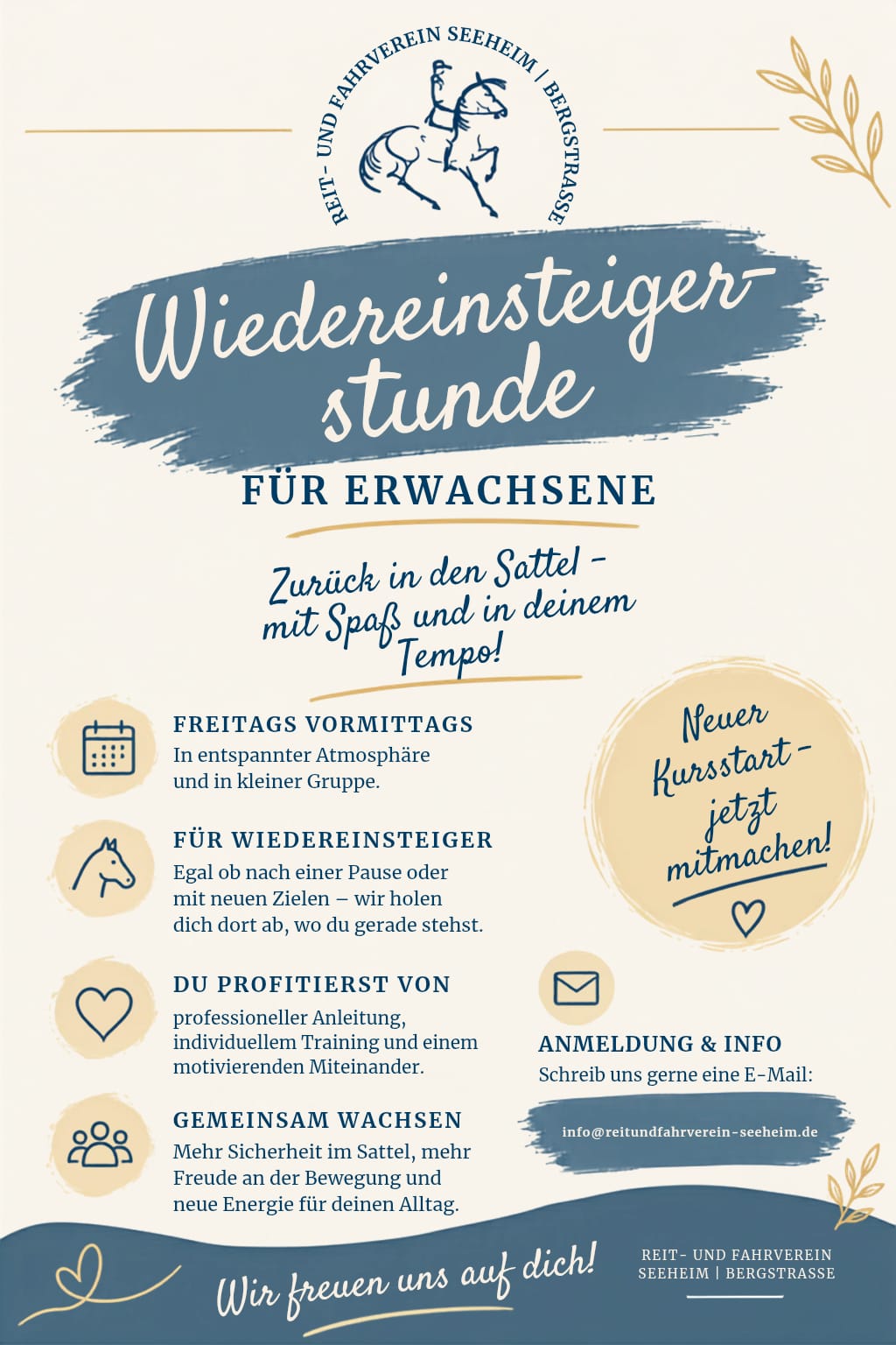 Wiedereinsteigerstunde